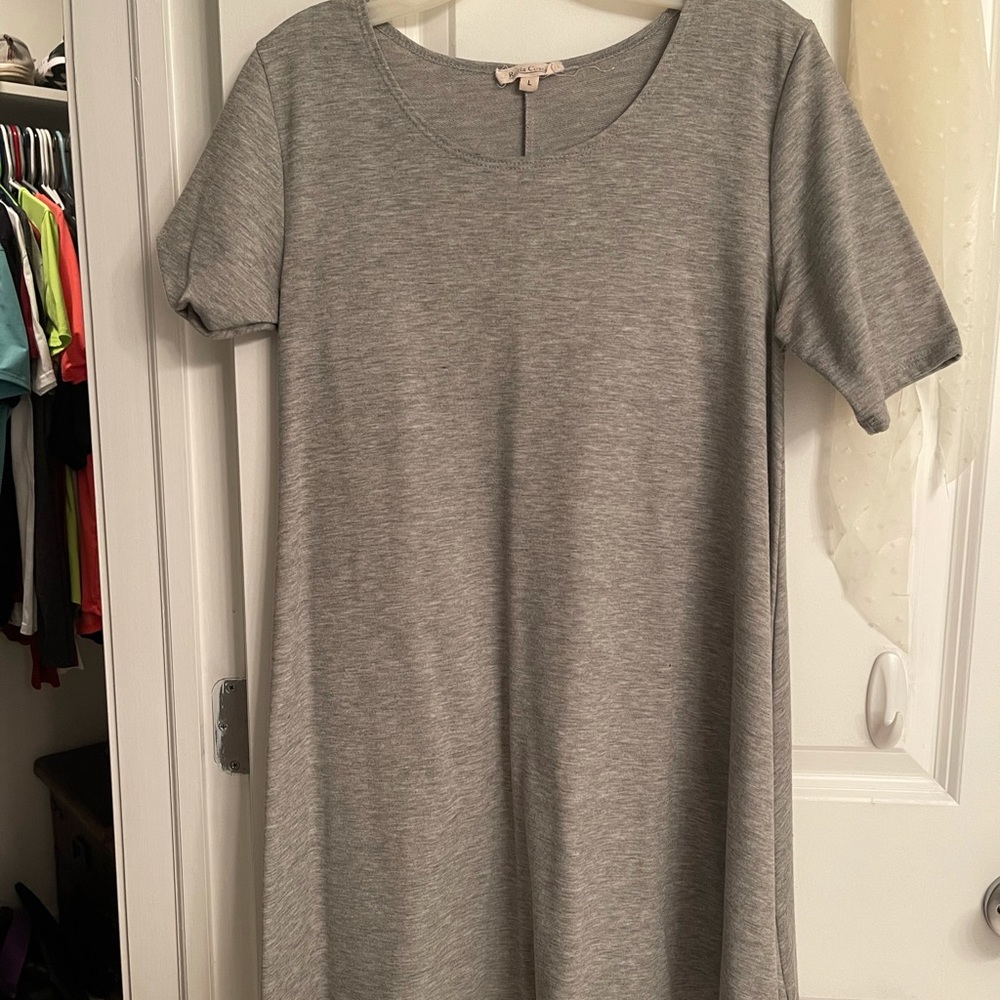Grey t shirt dress